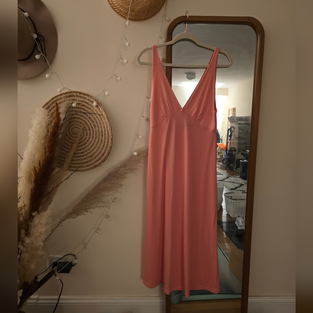Zara Coral Maxi Dress